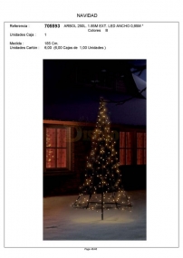 Catalogo de Navidad: Arboles, Adornos, Bolas, Colgantes, Luces, Velas